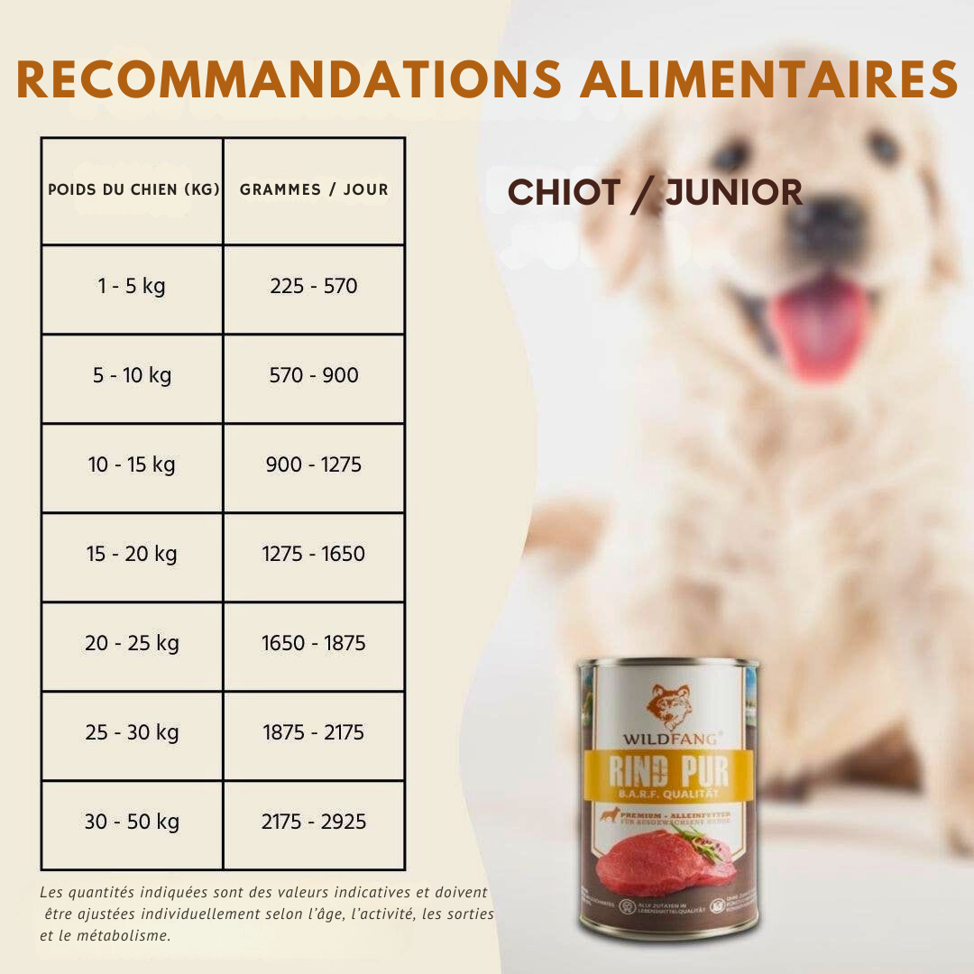 BARF quality pure beef pâté for adult dogs