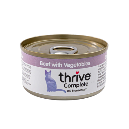 Shredded Beef with Vegetables for Adult and Senior Cats