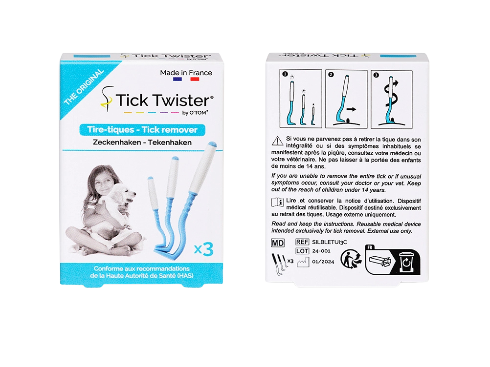 Set of 3 tick removers 