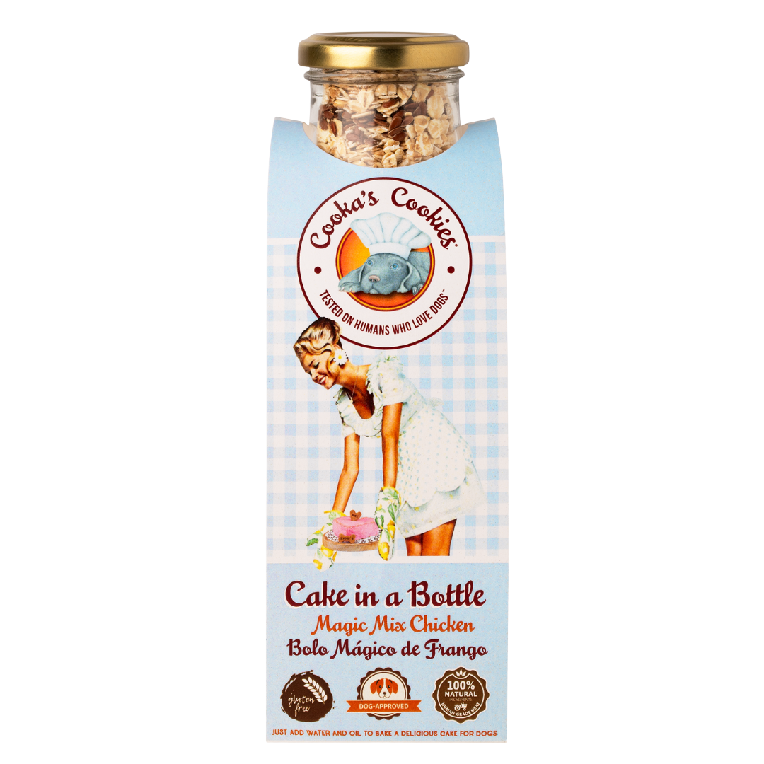 Bottled Cake - Chicken or Shrimp Dog Cake Mix