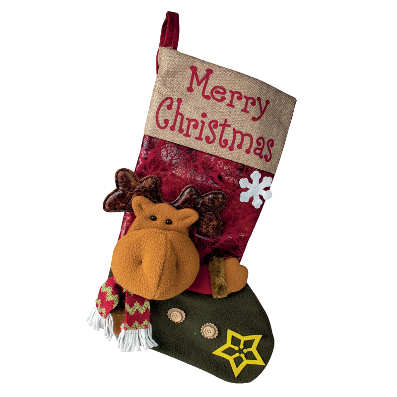 Christmas stocking to fill with reindeer design