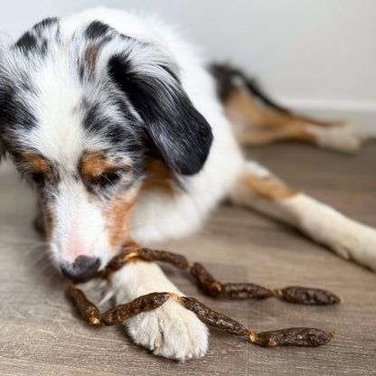 Dried beef sausages