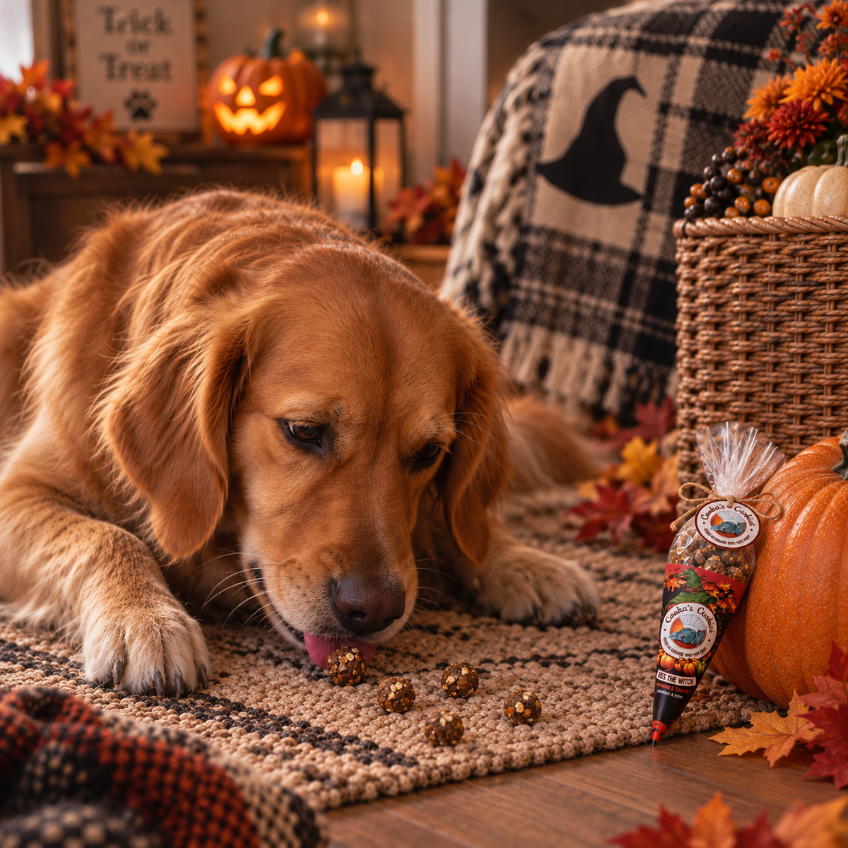 Friandises d’Halloween à la dinde et citrouille pour chiens