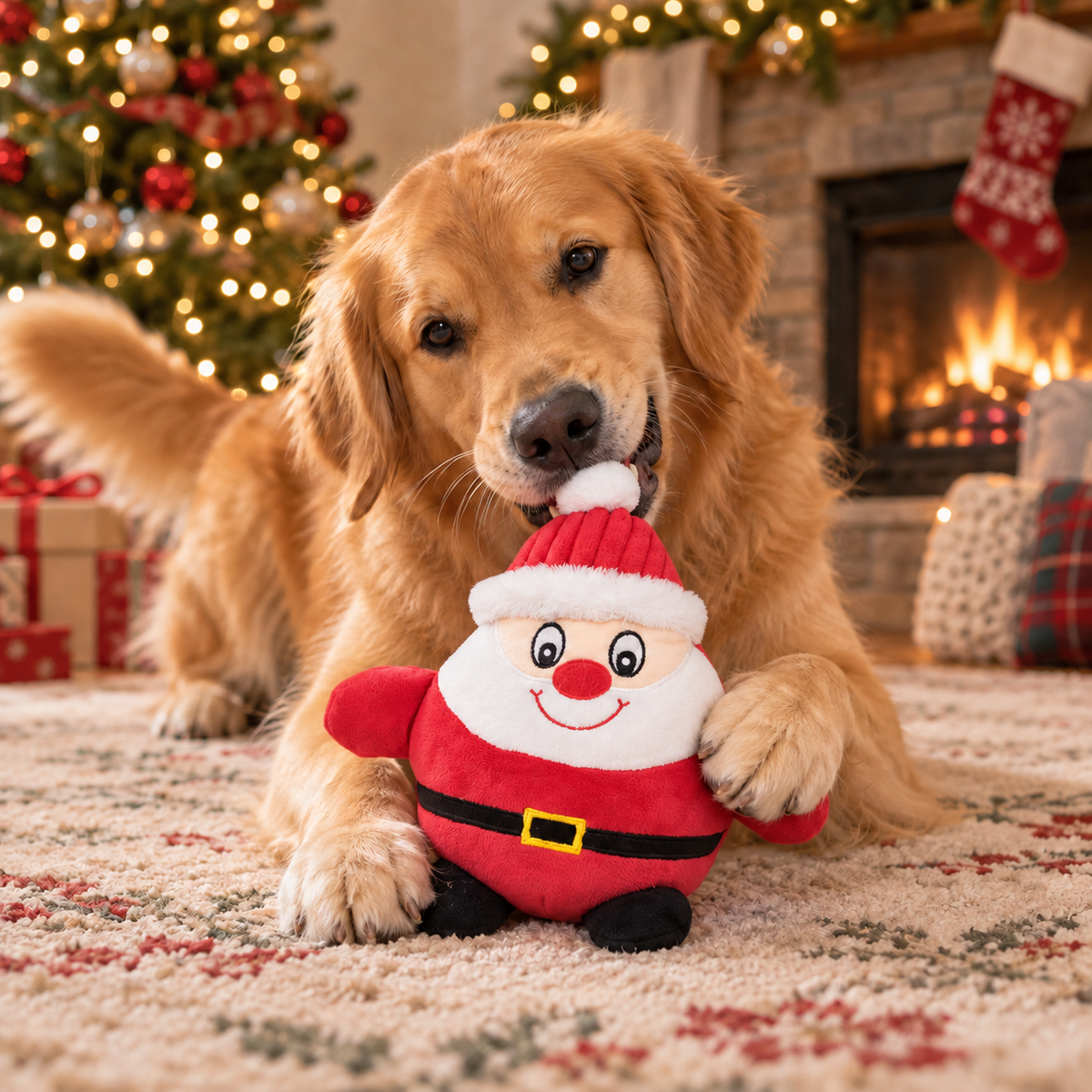 Sounding Santa Plush Toy
