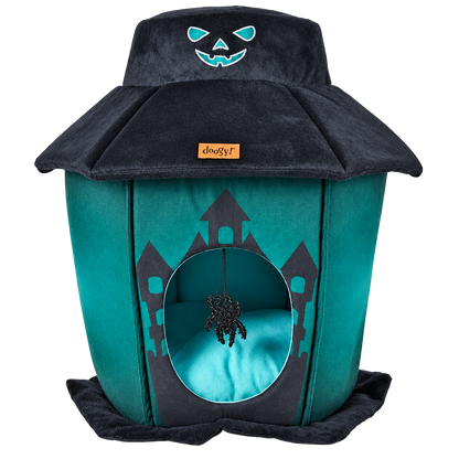 Manoir hanté phosphorescent pour chats et petits chiens